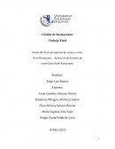 Desarrollo de un presupuesto de ventas y costos de un Restaurante – Aplicación de formatos de control para dicho Restaurante.