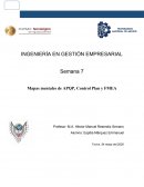 Mapas mentales de APQP, Control Plan y FMEA