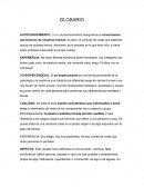 GLOSARIO PSICOLOGÍA