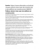 Fallece obrero tras caer de edificio en construcción