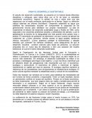 ENSAYO, DESARROLLO SUSTENTABLE