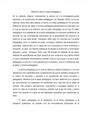 Saber Pedagógico. Reflexión