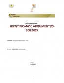 IDENTIFICANDO ARGUMENTOS SÓLIDOS