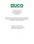 Optimización de los parámetros de extracción de los componentes bioactivos del residuo de caléndula desengrasada utilizando la metodología de superficie de respuesta