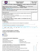 PRUEBA DE HISTORIA CORRESPONDIENTE AL CUARTO PARCIAL DEL SEGUNDO QUIMESTRE