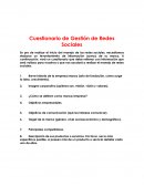 Cuestionario manejo de redes sociales