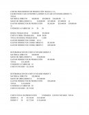 COSTEO POR ORDENES DE PRODUCCIÓN: BIANCA, S.A.