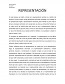 El concepto de representación