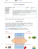 GUÍA DE AUTOAPRENDIZAJE . Inglés