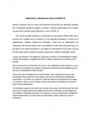 Educación a Distancia ante el COVID 19