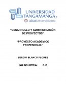 Desarrollo y administraciòn de proyectos