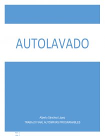 Proyectо la automatización para un sistema de lavado automático de vehículos. Página 1