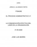 LA COMUNICACIÓN EFECTIVA DEL LIDER EN LA ORGANIZACIÓN
