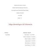 Código deontológico de Enfermería