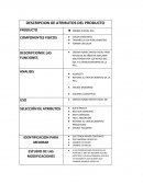 DESCRIPCION DE ATRIBUTOS DEL PRODUCTO. CREMA FACIAL 30+