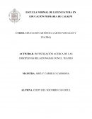 DISCIPLINAS RELACIONADAS CON EL TEATRO