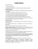 Las personas se clasifican en “Personas Humanas y Personas Jurídicas”