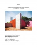 La manera como interactuamos con nuestro entorno, con el mundo