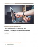 Propuesta de proyecto. Automotivación y la tutoría entre pares