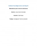 Matemáticas para la toma de decisiones