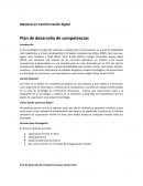 Plan competencias personales