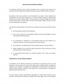 ¿Qué son las relaciones humanas?