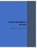 Teorías del aprendizaje y la instrucción. Maestrías en educación