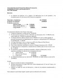 Contabilidad de Costos. Guía de ejercicios # 4