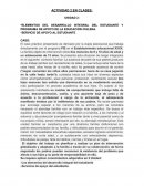 ELEMENTOS DEL DESARRULLO INTEGRAL DEL ESTUDIANTE Y PROGRAMA DE APOYO DE LA EDUCACIÓN CHILENA