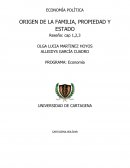 ECONOMÍA POLÍTICA ORIGEN DE LA FAMILIA, PROPIEDAD Y ESTADO