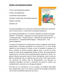 RESEÑA: LOS DESMARAVILLADORES. Página 1