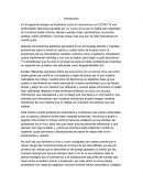 OPINION SOBRE CORONAVIRUS