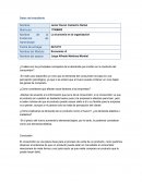 La economía en la organización