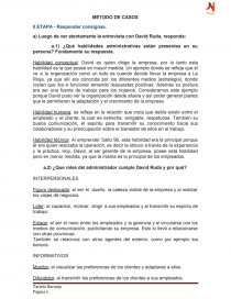 MÉTODO DE CASOS. INTERPERSONALES. Página 1