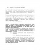 ANÁLISIS SITUACIONAL DEL MERCADO