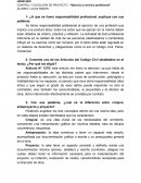 Contratos, responsabilidad profesional