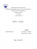 Tesis ética legal