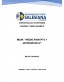 Medio ambiente y sostenibilidad