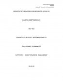 Finanzas Publicas. Cuestionario