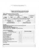 TARJETA DE CONTROL DE SERVICIO SOCIAL