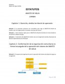 ESTATUTOS ABASTO DE AGUA