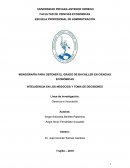 INTELIGENCIA EN LOS NEGOCIOS Y TOMA DE DECISIONES