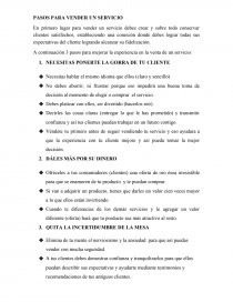 COMO VENDER UN SERVICIO. Página 1