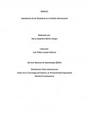 Ensayo importancia de las empresas en em ambito internacional