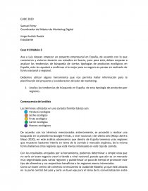 Caso Trends ecológicos EUDE. Página 1