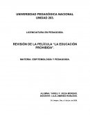 REVISIÓN DE LA PELÍCULA “LA EDUCACIÓN PROHIBIDA”
