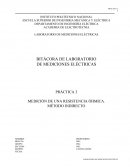 BITÁCORA DE LABORATORIO DE MEDICIONES ELÉCTRICAS