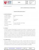 La experiencia curricular de Psicopatología