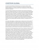 CUESTION GLOBAL Crónica de una muerte anunciada