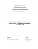 EL IMPACTO DE LA TECNOLOGÍA DE INFORMACIÓN Y COMUNICACIÓN EN EL DESARROLLO DEL ARTE GRÁFICO Y EL ARTE EN LA RED